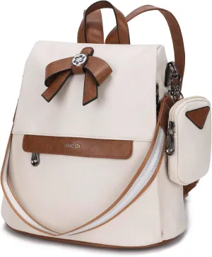 ZOCAI Backpack Purse for Women Fashion Backpack Purses PU Leather Daypacks Anti-Theft Shoulder Bag Satchel Purse