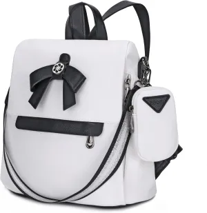 ZOCAI Backpack Purse for Women Fashion Backpack Purses PU Leather Daypacks Anti-Theft Shoulder Bag Satchel Purse