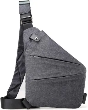 ZUEVI Anti Theft Travel Sling Bag for Women/Men - Fashion Crossbody Purse for Casual Traveling